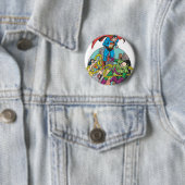 Badge Rond 5 Cm Super Powers™ Collection 6 (En situation)
