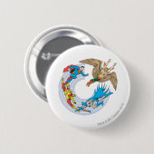 Badge Rond 5 Cm Super Powers™ Collection 7 (Devant & derrière)