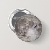 Badge Rond 5 Cm Super Wolf Moon (Devant & derrière)