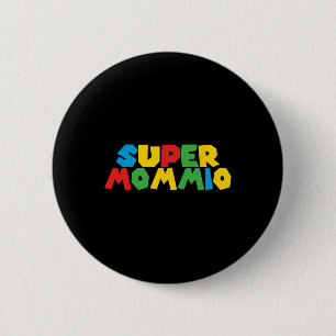 Badge Rond 5 Cm Super Women Day - Gamer Mom For Mothers From Hussa