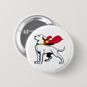 Badge Rond 5 Cm Superdog Krypto (Devant & derrière)