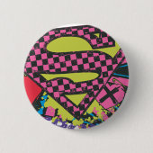 Badge Rond 5 Cm Superfille X (Devant)