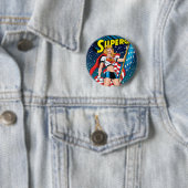 Badge Rond 5 Cm Supergirl (En situation)