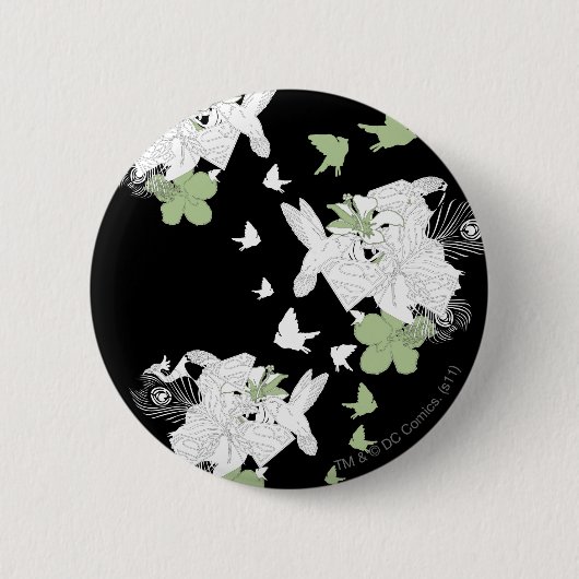 Badge Rond 5 Cm Supergirl Birds and Feathers (Devant)