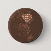 Badge Rond 5 Cm Supergirl Brown Bird (Devant)