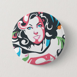 Badge Rond 5 Cm Supergirl Color Splash Swils 3