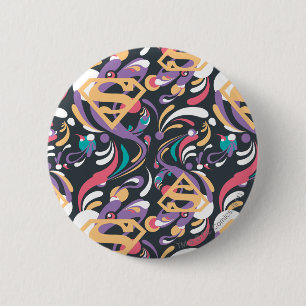 Badge Rond 5 Cm Supergirl Color Splash Swils Motif 8