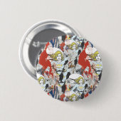 Badge Rond 5 Cm Supergirl Comic Capteurs Motif 5 (Devant & derrière)