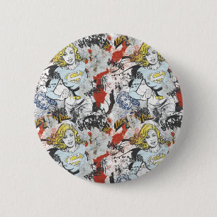 Badge Rond 5 Cm Supergirl Comic Capteurs Motif 9