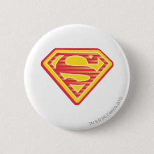 Badge Rond 5 Cm Supergirl Far-Out Logo