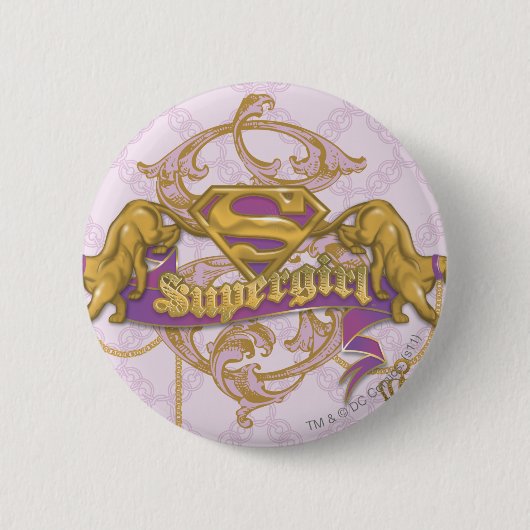 Badge Rond 5 Cm Supergirl Golden Cat 3 (Devant)