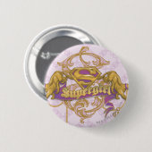 Badge Rond 5 Cm Supergirl Golden Cat 3 (Devant & derrière)