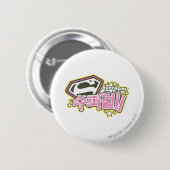 Badge Rond 5 Cm Supergirl J-pop 1 (Devant & derrière)