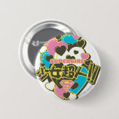 Badge Rond 5 Cm Supergirl J-Pop 4 (Devant & derrière)