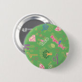 Badge Rond 5 Cm Supergirl Love Motif (Devant & derrière)