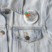 Badge Rond 5 Cm Supergirl Random World 2 (En situation)