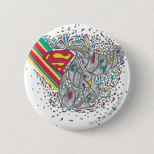 Badge Rond 5 Cm Supergirl Random World 2