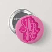 Badge Rond 5 Cm Supergirl Swirl 2 (Devant & derrière)