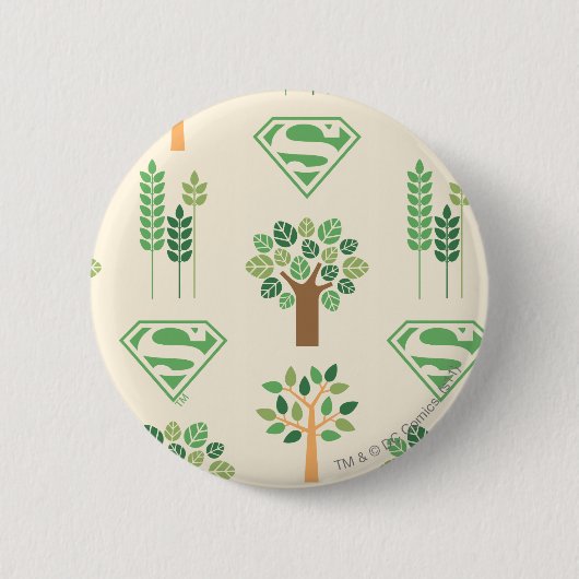 Badge Rond 5 Cm Supergirl Trees (Devant)
