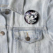 Badge Rond 5 Cm Supergirl Visage Collage (En situation)