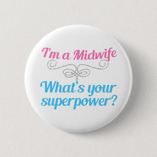 Badge Rond 5 Cm Superhero de malaise