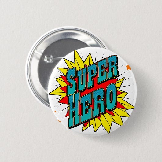Badge Rond 5 Cm SuperHéros (Devant & derrière)