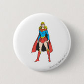 Badge Rond 5 Cm Superigirl Stands (Devant)
