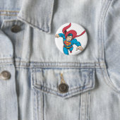 Badge Rond 5 Cm Superman 19 (En situation)