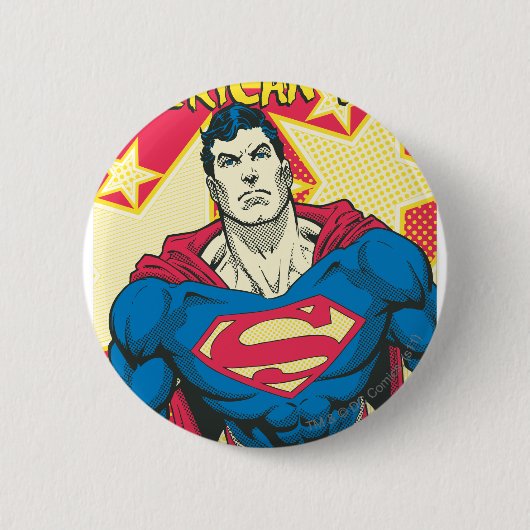 Badge Rond 5 Cm Superman 29 (Devant)