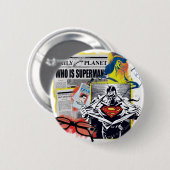 Badge Rond 5 Cm Superman 41 (Devant & derrière)