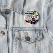 Badge Rond 5 Cm Superman 41 (En situation)