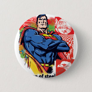 Badge Rond 5 Cm Superman 58