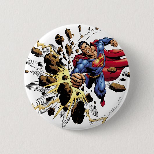 Badge Rond 5 Cm Superman 68 (Devant)