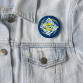 Badge Rond 5 Cm Superman Courage Force Puissance (En situation)