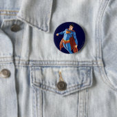 Badge Rond 5 Cm Superman, en bas (En situation)