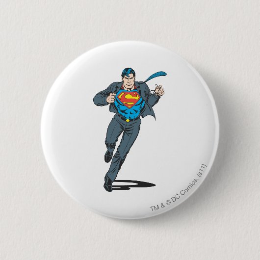 Badge Rond 5 Cm Superman en business Garb (Devant)