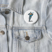 Badge Rond 5 Cm Superman en business Garb (En situation)