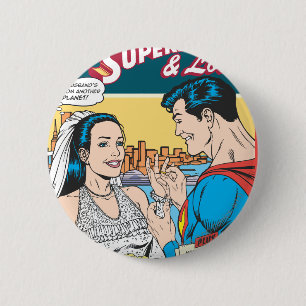 Badge Rond 5 Cm Superman et Lois Comics