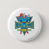 Badge Rond 5 Cm Superman - Hero Power (Devant)