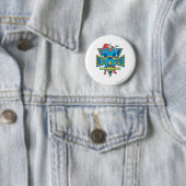Badge Rond 5 Cm Superman - Hero Power (En situation)