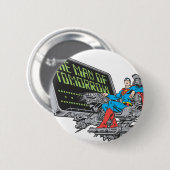 Badge Rond 5 Cm Superman - L'Homme De Demain (Devant & derrière)