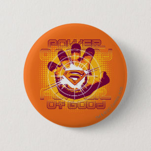 Badge Rond 5 Cm Superman Power of Good