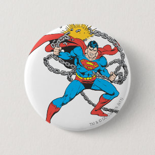 Badge Rond 5 Cm Superman rompt les chaînes 3