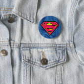 Badge Rond 5 Cm Superman S-Shield | Logo classique (En situation)