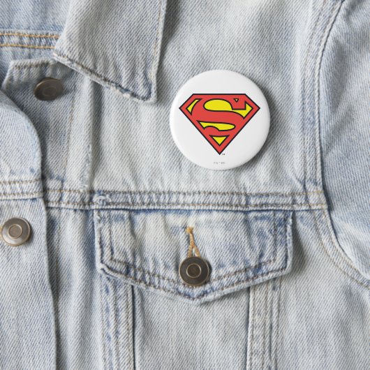 Badge Rond 5 Cm Superman S-Shield | Logo Superman (En situation)
