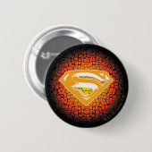 Badge Rond 5 Cm Superman Stylisé | Logo Crackle (Devant & derrière)