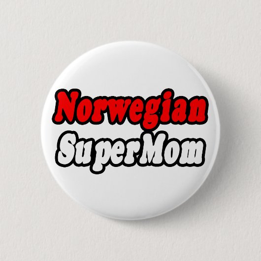 Badge Rond 5 Cm SuperMom norvégien (Devant)