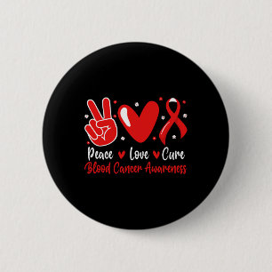Badge Rond 5 Cm Supp de sensibilisation à la guérison de la leucém