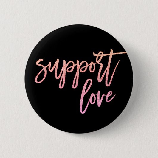 Badge Rond 5 Cm Support de devis Love Gay pride Sunset Pink Partie (Devant)