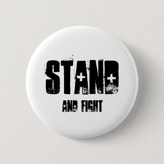 BADGE ROND 5 CM SUPPORT, ET COMBAT (Devant)